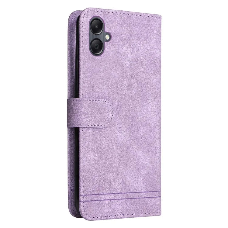 Cell Phone Case for Samsung Galaxy A05 4G PU Leather Stand Wallet Phone Cover Shockproof Shell