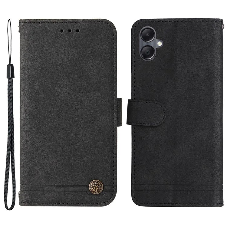 Cell Phone Case for Samsung Galaxy A05 4G PU Leather Stand Wallet Phone Cover Shockproof Shell