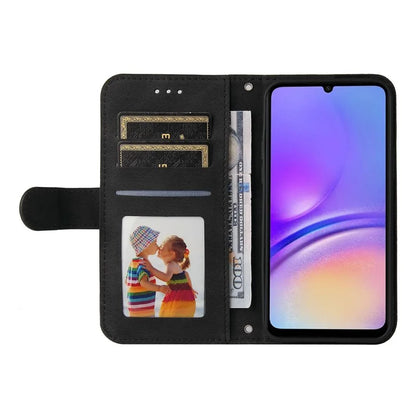 Cell Phone Case for Samsung Galaxy A05 4G PU Leather Stand Wallet Phone Cover Shockproof Shell