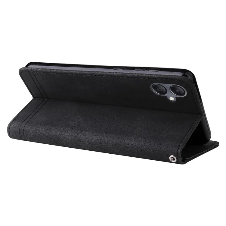 Cell Phone Case for Samsung Galaxy A05 4G PU Leather Stand Wallet Phone Cover Shockproof Shell