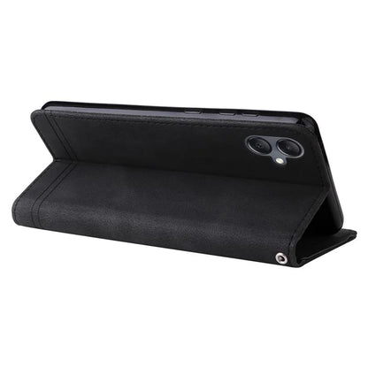 Cell Phone Case for Samsung Galaxy A05 4G PU Leather Stand Wallet Phone Cover Shockproof Shell