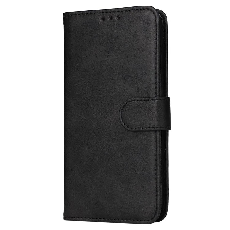 For Samsung Galaxy A05 4G Case Calf Texture Leather Phone Wallet Cover