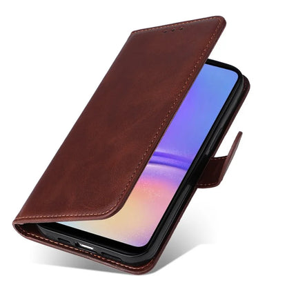 For Samsung Galaxy A05 4G Case Calf Texture Leather Phone Wallet Cover