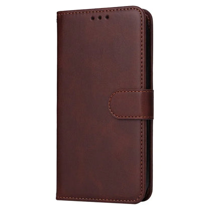 For Samsung Galaxy A05 4G Case Calf Texture Leather Phone Wallet Cover