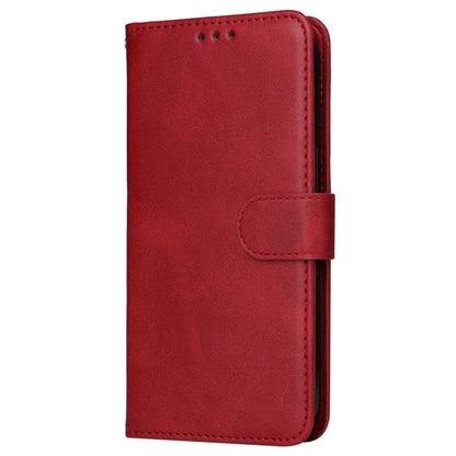 For Samsung Galaxy A05 4G Case Calf Texture Leather Phone Wallet Cover