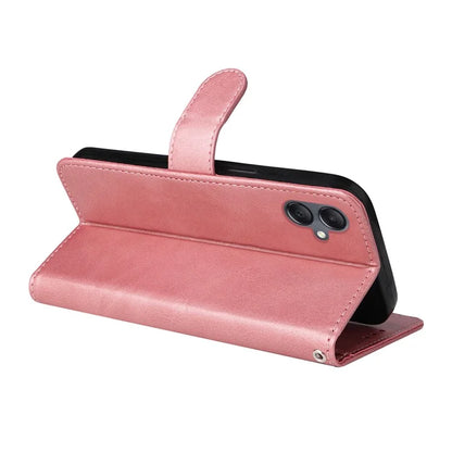For Samsung Galaxy A05 4G Case Calf Texture Leather Phone Wallet Cover