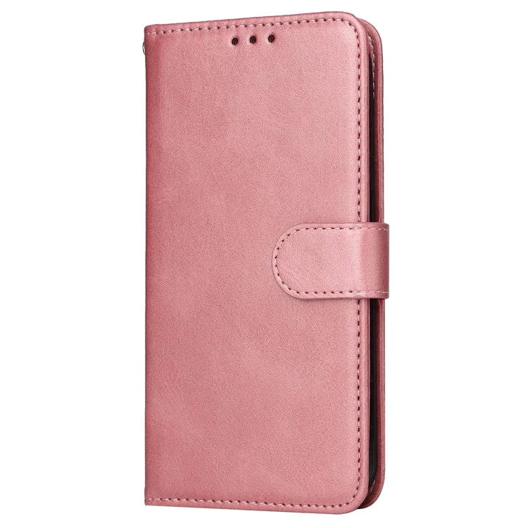 For Samsung Galaxy A05 4G Case Calf Texture Leather Phone Wallet Cover