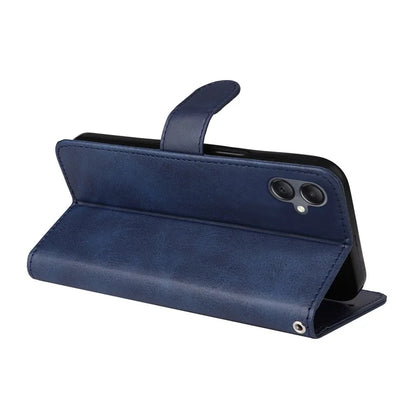 For Samsung Galaxy A05 4G Case Calf Texture Leather Phone Wallet Cover
