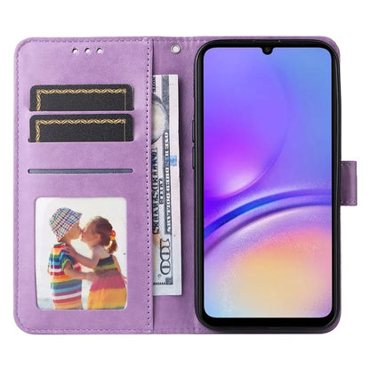 For Samsung Galaxy A05 4G Case Slim-Fit Shell Stand Wallet PU Leather Phone Cover