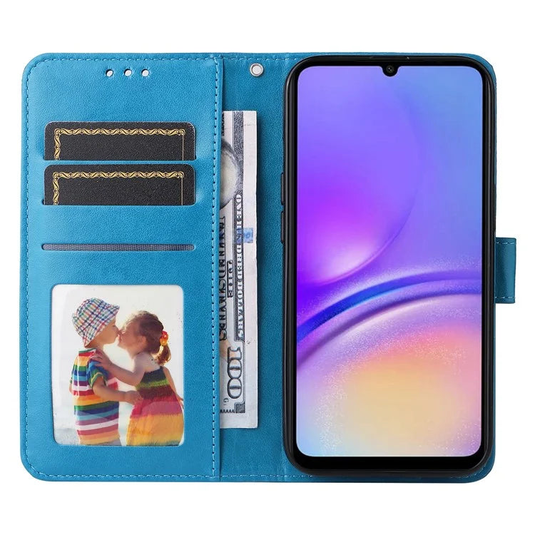 For Samsung Galaxy A05 4G Case Slim-Fit Shell Stand Wallet PU Leather Phone Cover