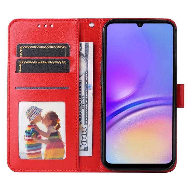 For Samsung Galaxy A05 4G Case Slim-Fit Shell Stand Wallet PU Leather Phone Cover