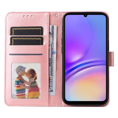 For Samsung Galaxy A05 4G Case Slim-Fit Shell Stand Wallet PU Leather Phone Cover