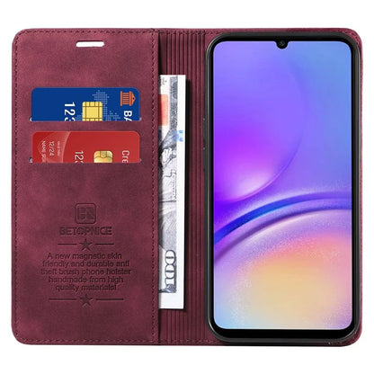 BETOPNICE 003 For Samsung Galaxy A05 4G Case RFID Blocking Wallet Leather Cellphone Cover
