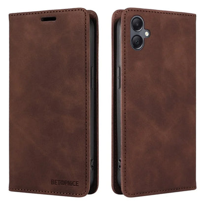 BETOPNICE 003 For Samsung Galaxy A05 4G Case RFID Blocking Wallet Leather Cellphone Cover
