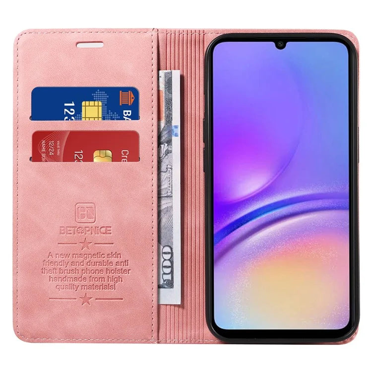 BETOPNICE 003 For Samsung Galaxy A05 4G Case RFID Blocking Wallet Leather Cellphone Cover