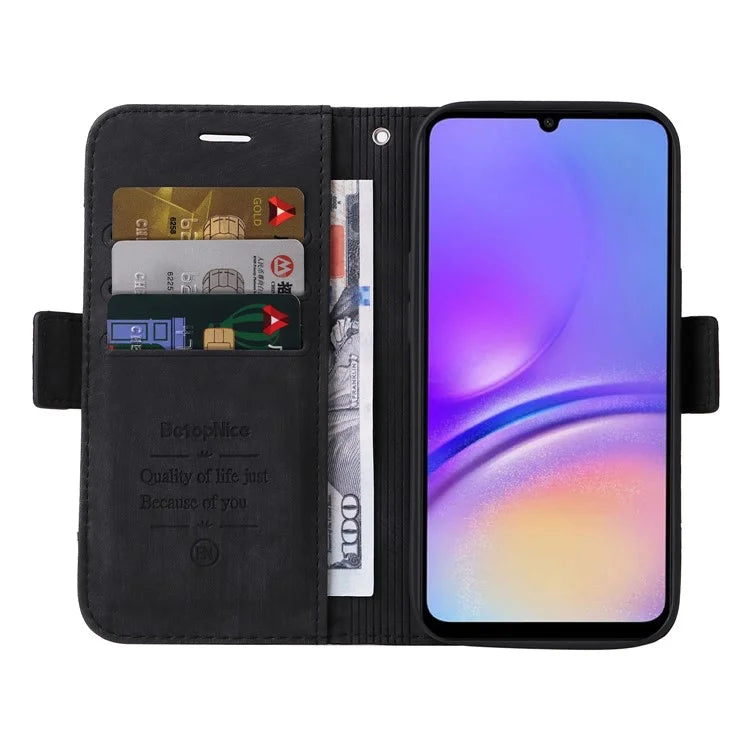 BETOPNICE 001 For Samsung Galaxy A05 4G Case Folding Stand Leather Wallet Phone Cover