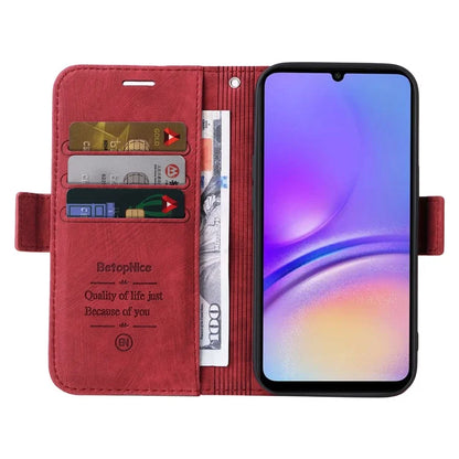BETOPNICE 001 For Samsung Galaxy A05 4G Case Folding Stand Leather Wallet Phone Cover