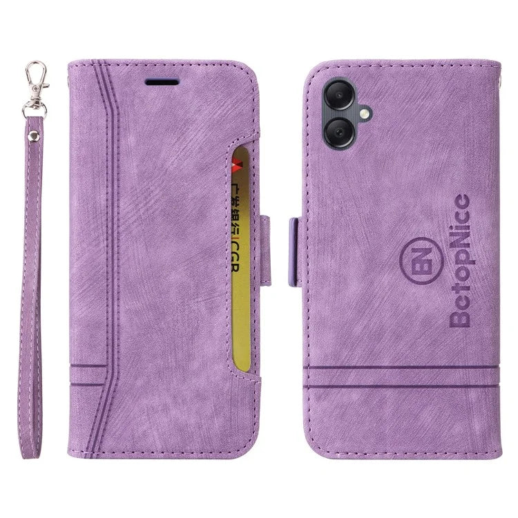 BETOPNICE 001 For Samsung Galaxy A05 4G Case Folding Stand Leather Wallet Phone Cover