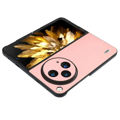 ABEEL For Oppo Find N3 5G Case Textured Genuine Cow Leather Protective Cover