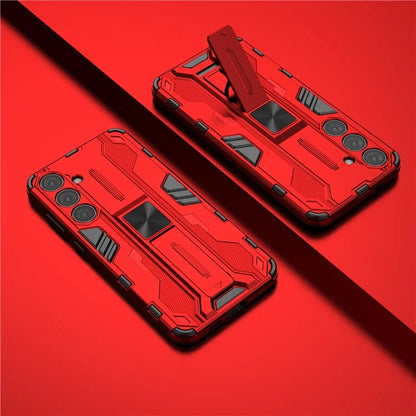 For Samsung Galaxy S24+ Case Kickstand PC+TPU Cell Phone Cover