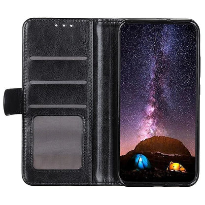 For Samsung Galaxy A25 5G (Global) (161.0 x 76.5 x 8.3mm) Case Crazy Horse Texture Wallet Stand Cover