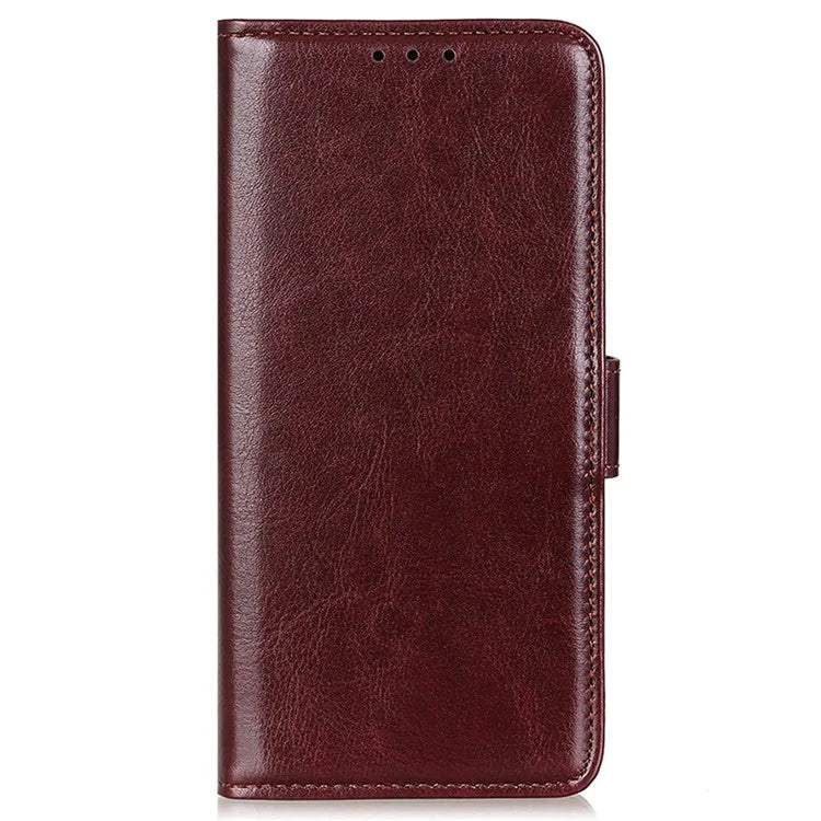 For Samsung Galaxy A25 5G (Global) (161.0 x 76.5 x 8.3mm) Case Crazy Horse Texture Wallet Stand Cover