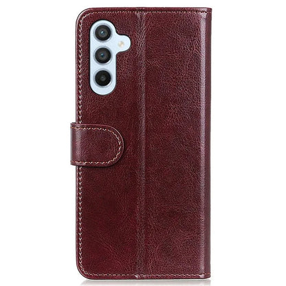 For Samsung Galaxy A25 5G (Global) (161.0 x 76.5 x 8.3mm) Case Crazy Horse Texture Wallet Stand Cover