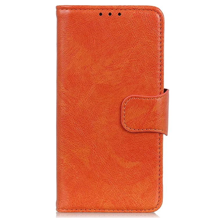 For Samsung Galaxy A25 5G (Global) (161.0 x 76.5 x 8.3mm) Case Split Leather Nappa Texture Phone Wallet Cover