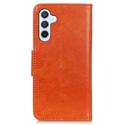 For Samsung Galaxy A25 5G (Global) (161.0 x 76.5 x 8.3mm) Case Split Leather Nappa Texture Phone Wallet Cover