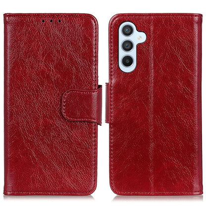 For Samsung Galaxy A25 5G (Global) (161.0 x 76.5 x 8.3mm) Case Split Leather Nappa Texture Phone Wallet Cover