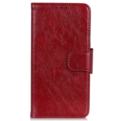 For Samsung Galaxy A25 5G (Global) (161.0 x 76.5 x 8.3mm) Case Split Leather Nappa Texture Phone Wallet Cover