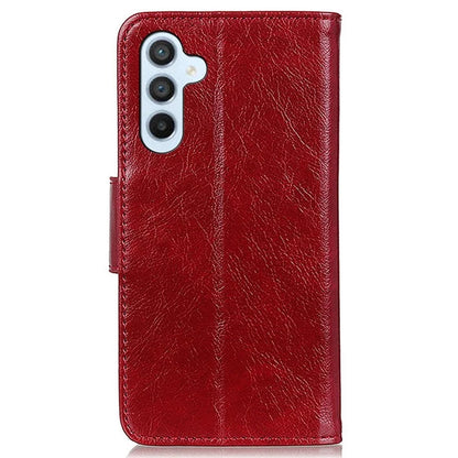 For Samsung Galaxy A25 5G (Global) (161.0 x 76.5 x 8.3mm) Case Split Leather Nappa Texture Phone Wallet Cover