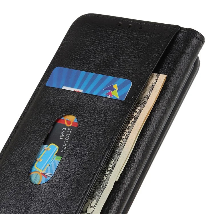 For Samsung Galaxy A25 5G (Global) (161.0 x 76.5 x 8.3mm) Case Litchi Texture Wallet Split Leather Cover