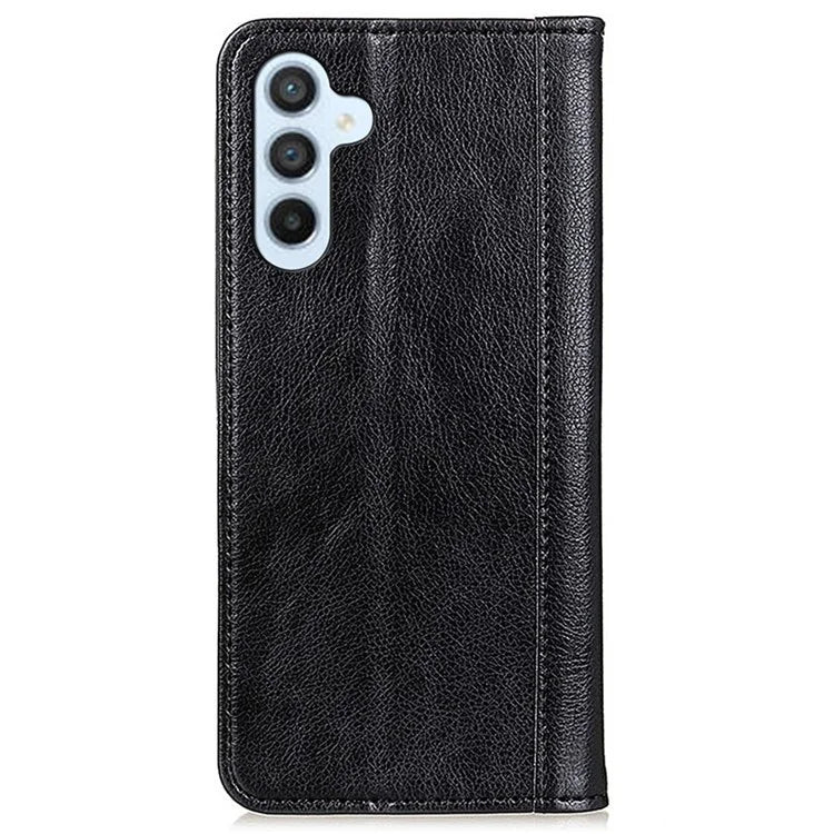 For Samsung Galaxy A25 5G (Global) (161.0 x 76.5 x 8.3mm) Case Litchi Texture Wallet Split Leather Cover