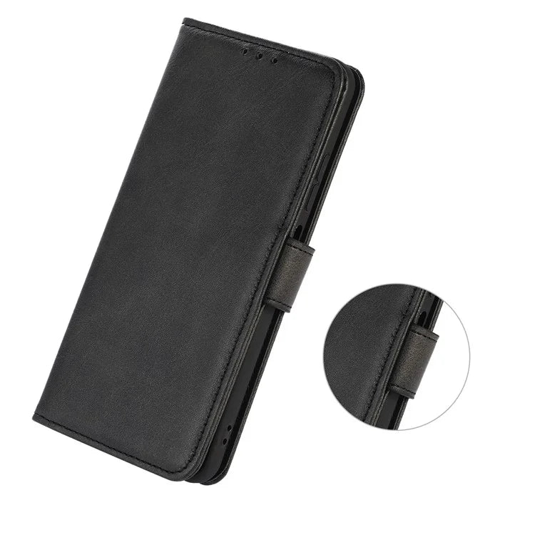 For Samsung Galaxy A25 5G (Global) (161.0 x 76.5 x 8.3mm) Case Cowhide Texture PU Leather Wallet Cover