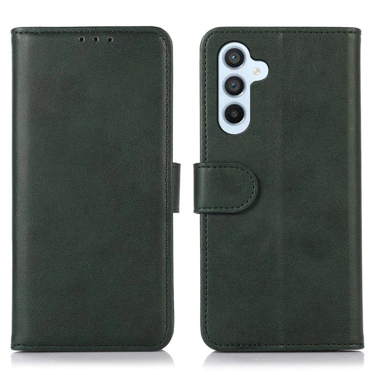 For Samsung Galaxy A25 5G (Global) (161.0 x 76.5 x 8.3mm) Case Cowhide Texture PU Leather Wallet Cover