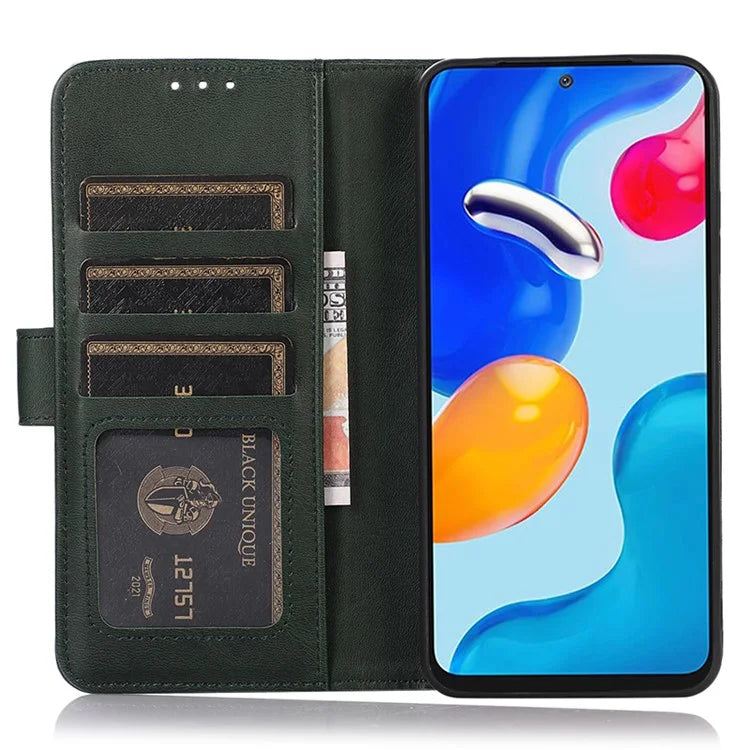 For Samsung Galaxy A25 5G (Global) (161.0 x 76.5 x 8.3mm) Case Cowhide Texture PU Leather Wallet Cover