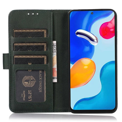 For Samsung Galaxy A25 5G (Global) (161.0 x 76.5 x 8.3mm) Case Cowhide Texture PU Leather Wallet Cover