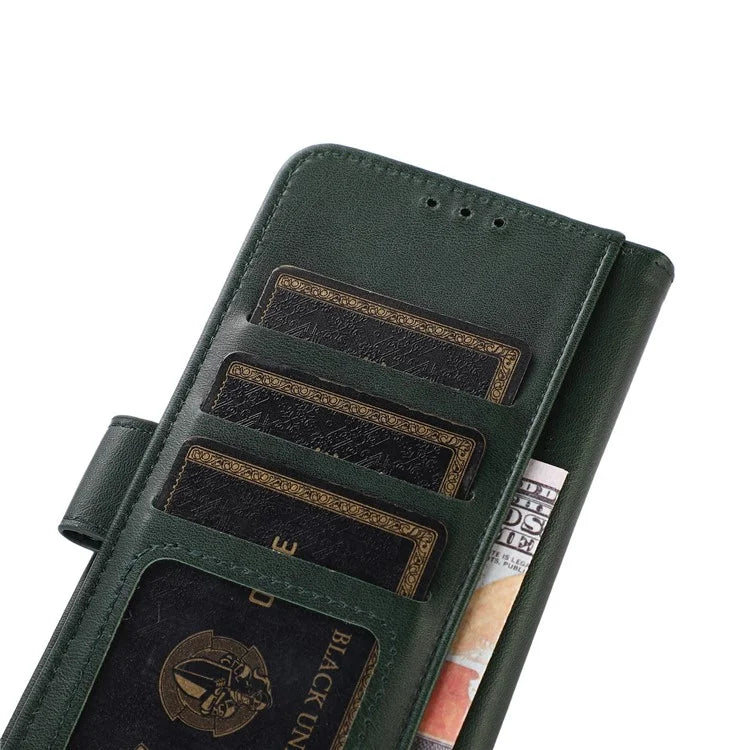 For Samsung Galaxy A25 5G (Global) (161.0 x 76.5 x 8.3mm) Case Cowhide Texture PU Leather Wallet Cover