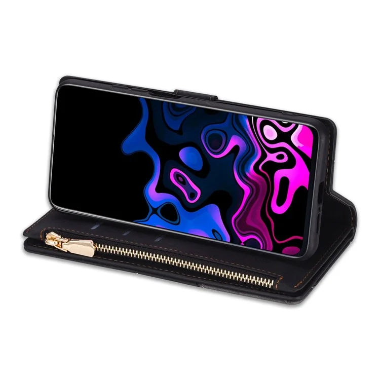 For Samsung Galaxy A05s 4G Case Zipper Pocket PU Leather Phone Cover
