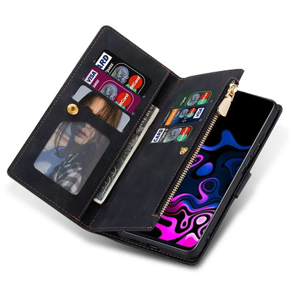 For Samsung Galaxy A05s 4G Case Zipper Pocket PU Leather Phone Cover