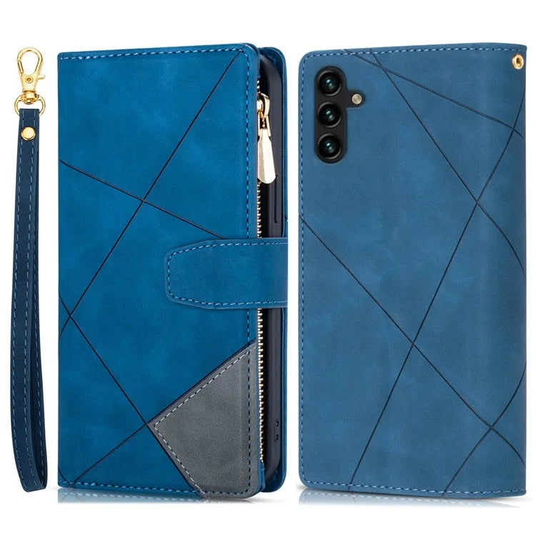 For Samsung Galaxy A05s 4G Case Zipper Pocket PU Leather Phone Cover