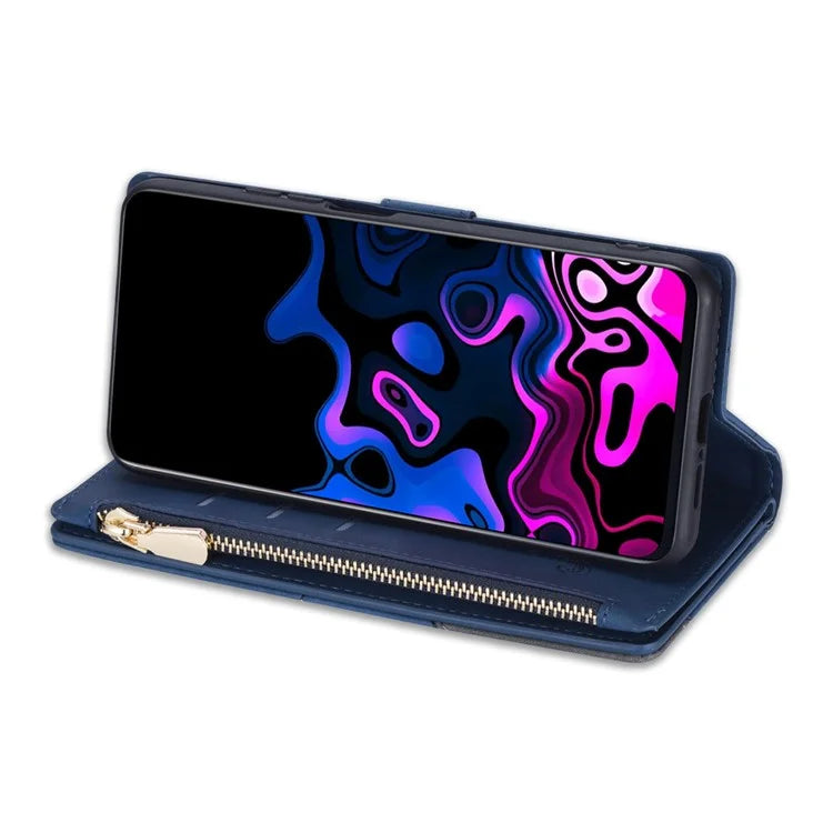 For Samsung Galaxy A05s 4G Case Zipper Pocket PU Leather Phone Cover