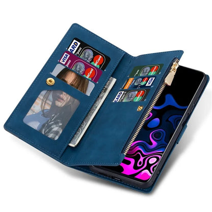 For Samsung Galaxy A05s 4G Case Zipper Pocket PU Leather Phone Cover