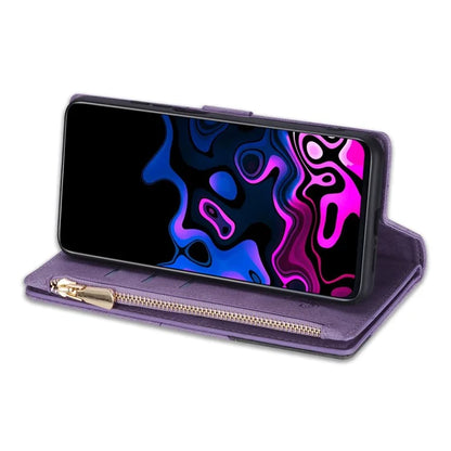 For Samsung Galaxy A05s 4G Case Zipper Pocket PU Leather Phone Cover