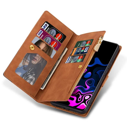 For Samsung Galaxy A05s 4G Case Zipper Pocket PU Leather Phone Cover