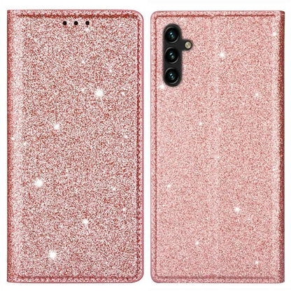 For Samsung Galaxy A05s 4G Case Glittery PU Leather Stand Phone Cover