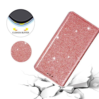 For Samsung Galaxy A05s 4G Case Glittery PU Leather Stand Phone Cover