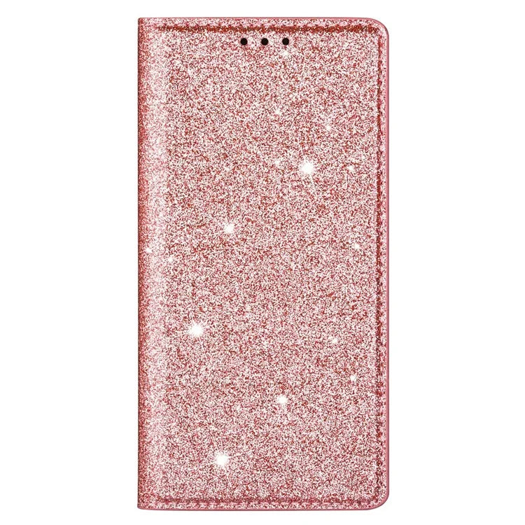 For Samsung Galaxy A05s 4G Case Glittery PU Leather Stand Phone Cover