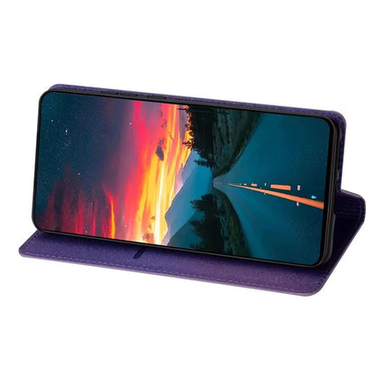 For Samsung Galaxy A05s 4G Case Glittery PU Leather Stand Phone Cover